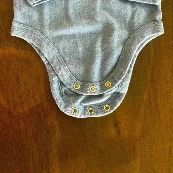 Lot of 2. Bodysuits for Boys. Garanimals and Baby GAP Grey and Blue 0-3 Months - Picture 8 of 14